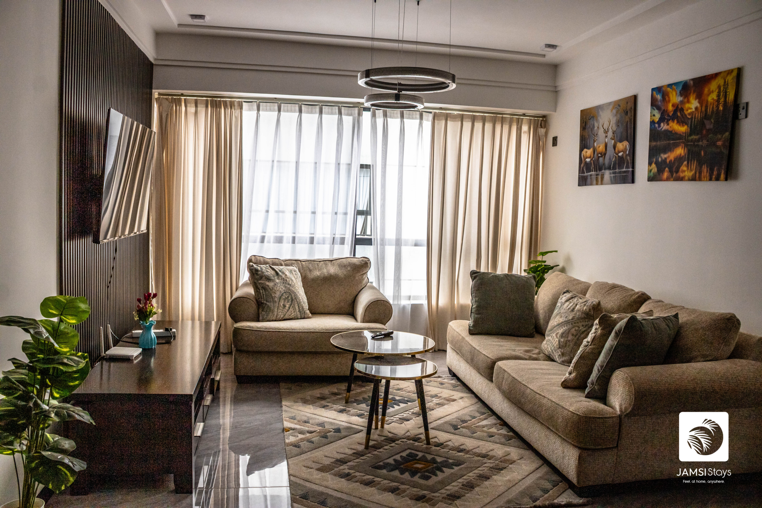 Luxury 2 bedroom furnished apartment in Lavington, Nairobi by Jamsi Stays