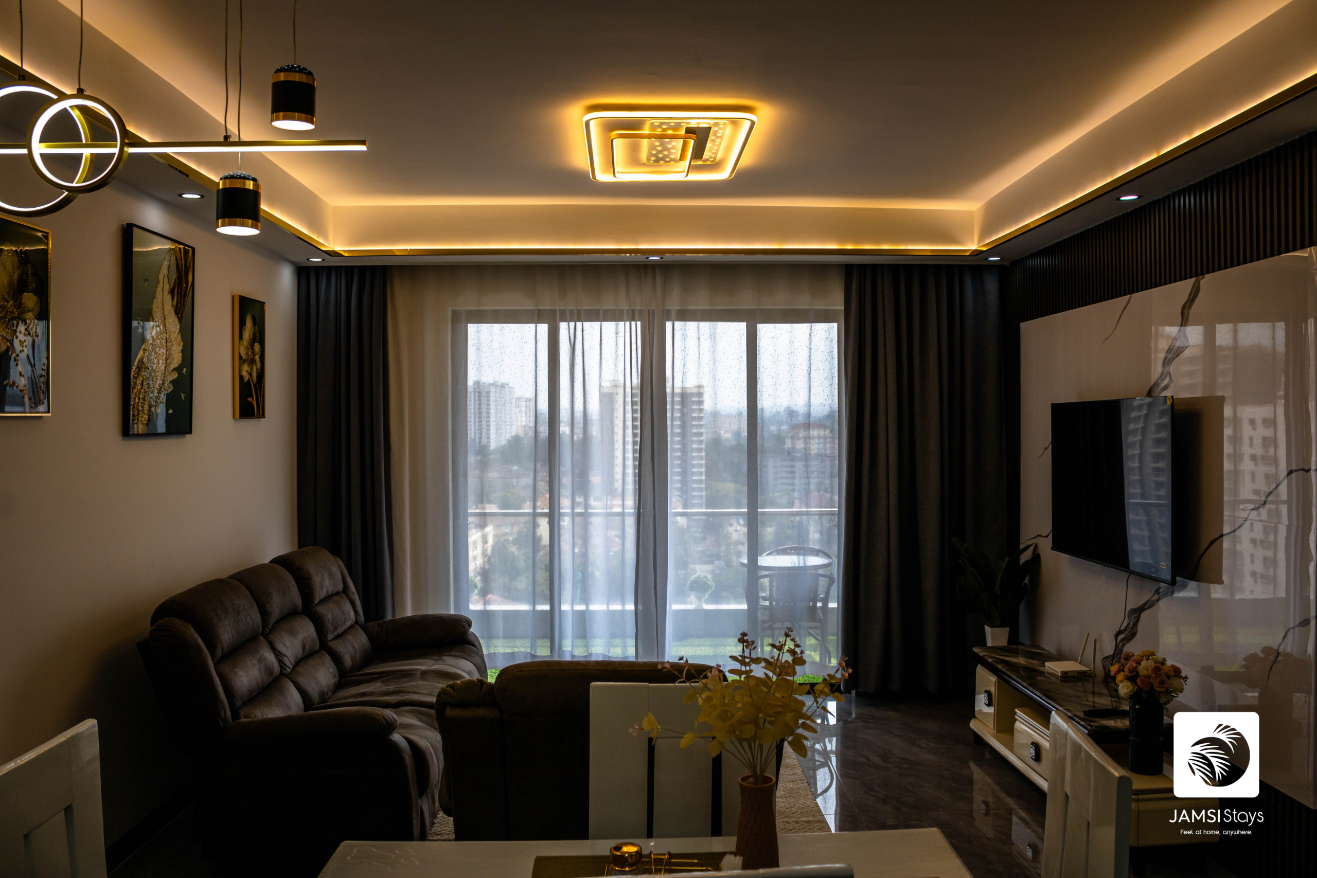 Luxury 3 Bedroom Furnished Apartment in Kilimani, Nairobi by Jamsi Stays`